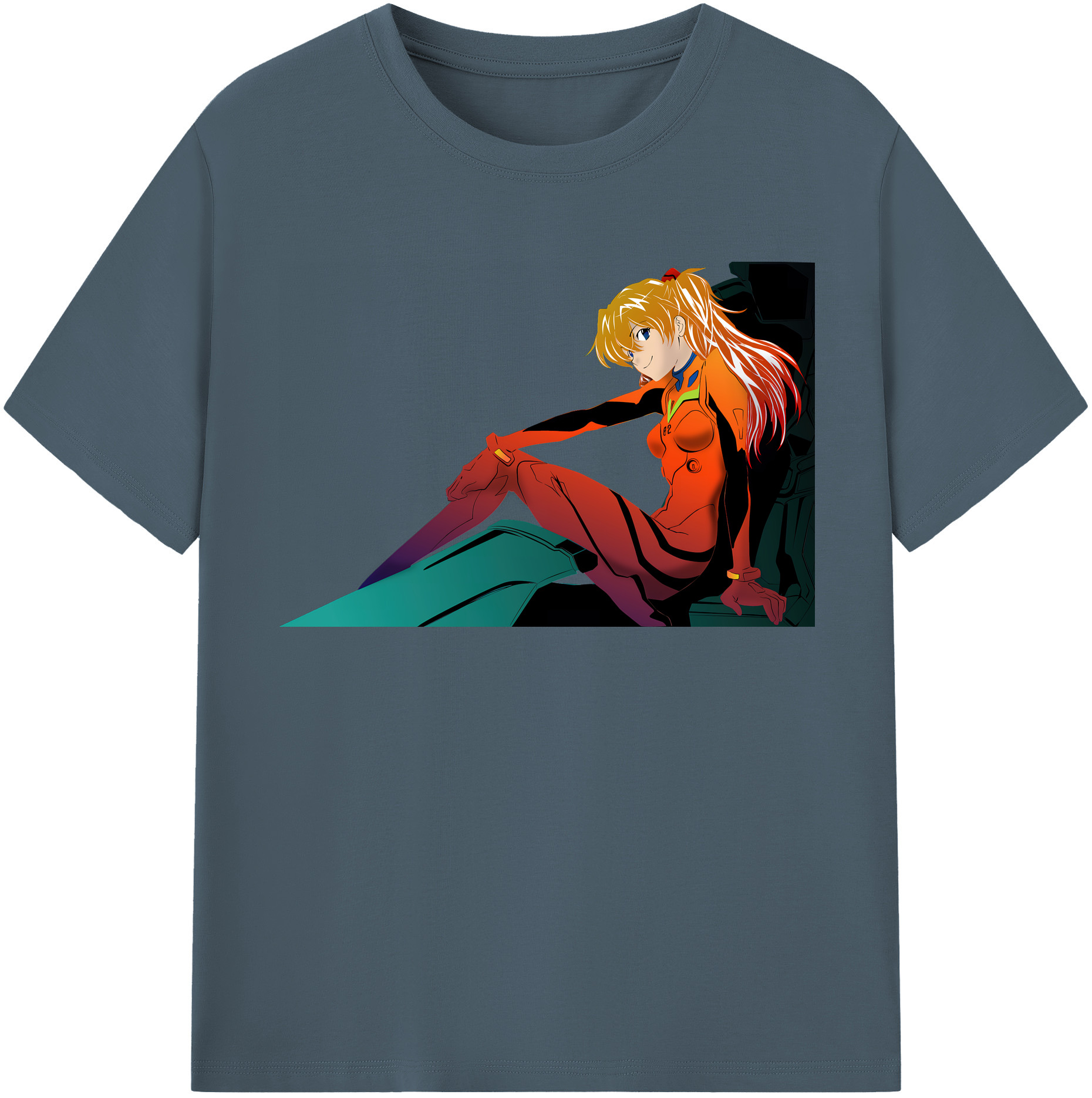 （画像用） EVA 新世紀エヴァンゲリオン 綿100％半袖Tシャツ（フロントプリント）